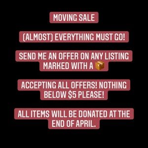 🛑 MOVING SALE ‼️ (Almost) everything must go!